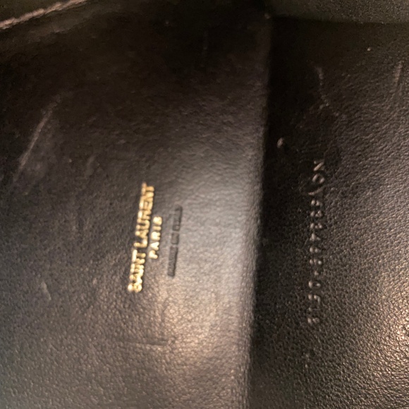 SAINT LAURENT Leather Pyramid Bag - Picture 2 of 8